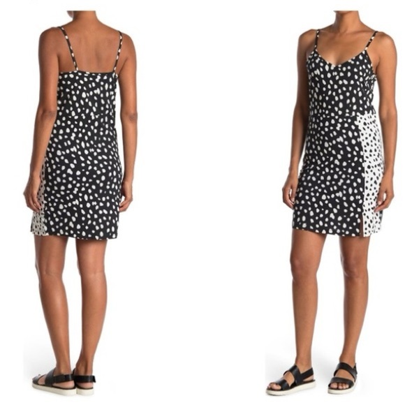 Vero Moda Black and White Sleeveless Sundress Size XS - Picture 1 of 7
